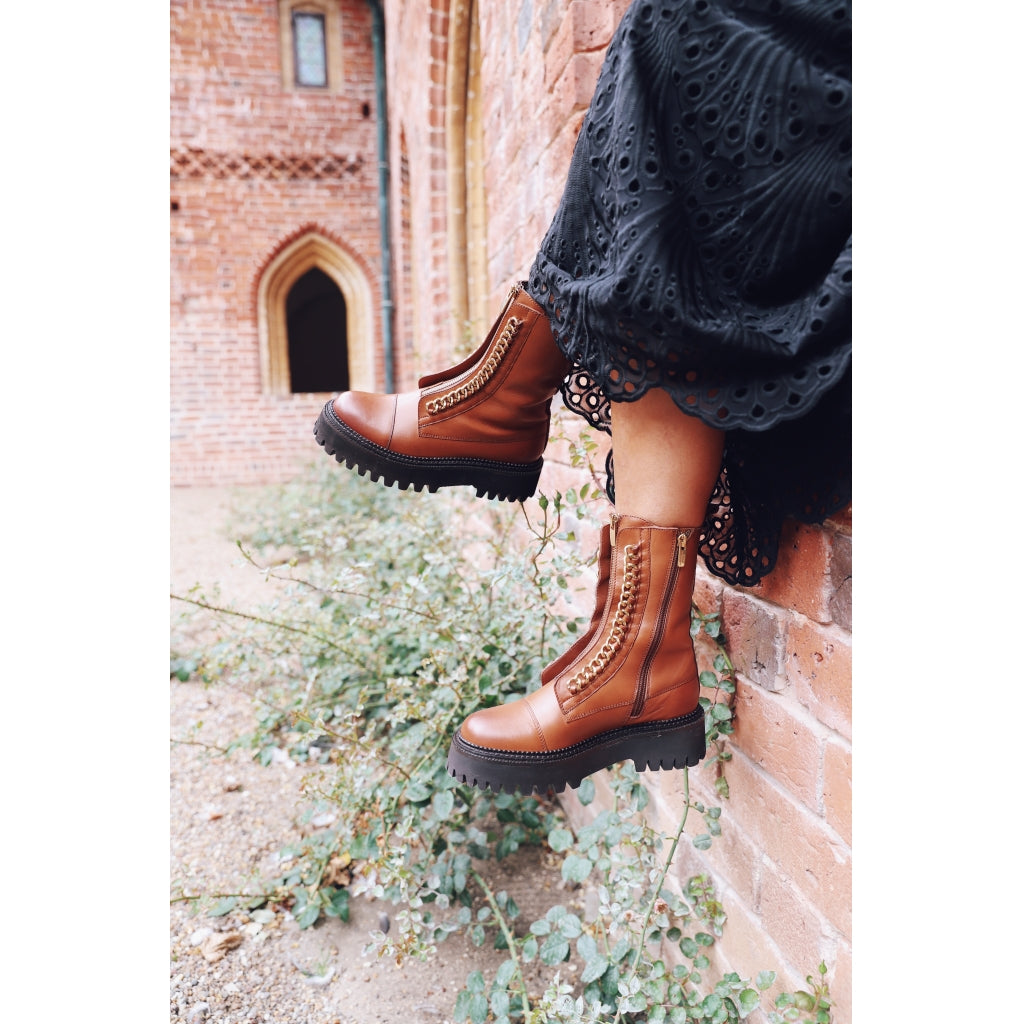 COPENHAGEN SHOES ROCK & ROLL Støvler 112 Cognac