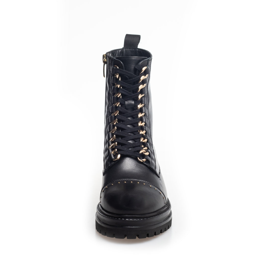 COPENHAGEN SHOES ROCK STUDS Støvler 2207 BLACK/GOLD