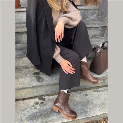 COPENHAGEN SHOES SAY MORE - BROWN/TAN Støvler 0012 BROWN