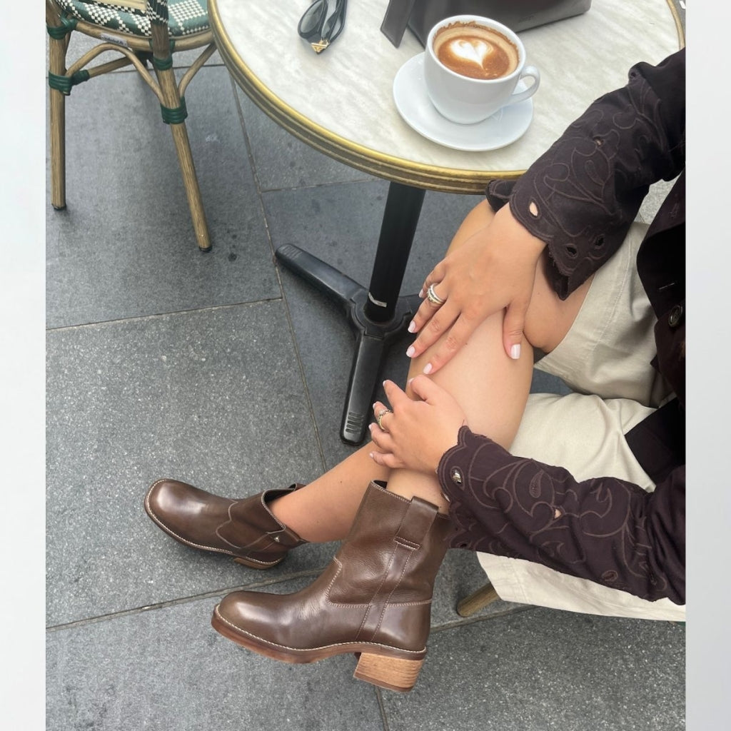 COPENHAGEN SHOES SAY MORE - BROWN/TAN Støvler 0012 BROWN