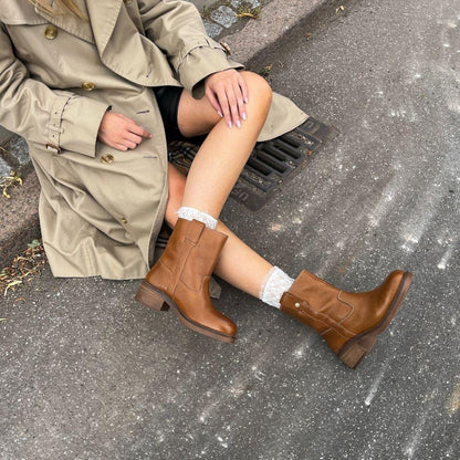 COPENHAGEN SHOES SAY MORE - BROWN/TAN Støvler 125 TAN