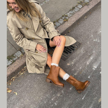COPENHAGEN SHOES SAY MORE - BROWN/TAN Støvler 125 TAN