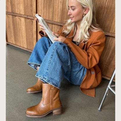 COPENHAGEN SHOES SAY MORE - BROWN/TAN Støvler 125 TAN