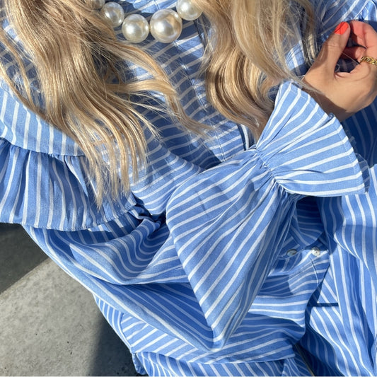 STORIES FROM THE ATELIER by COPENHAGENSHOES SEA BREEZE SHIRT SHIRT 0025 BLUE