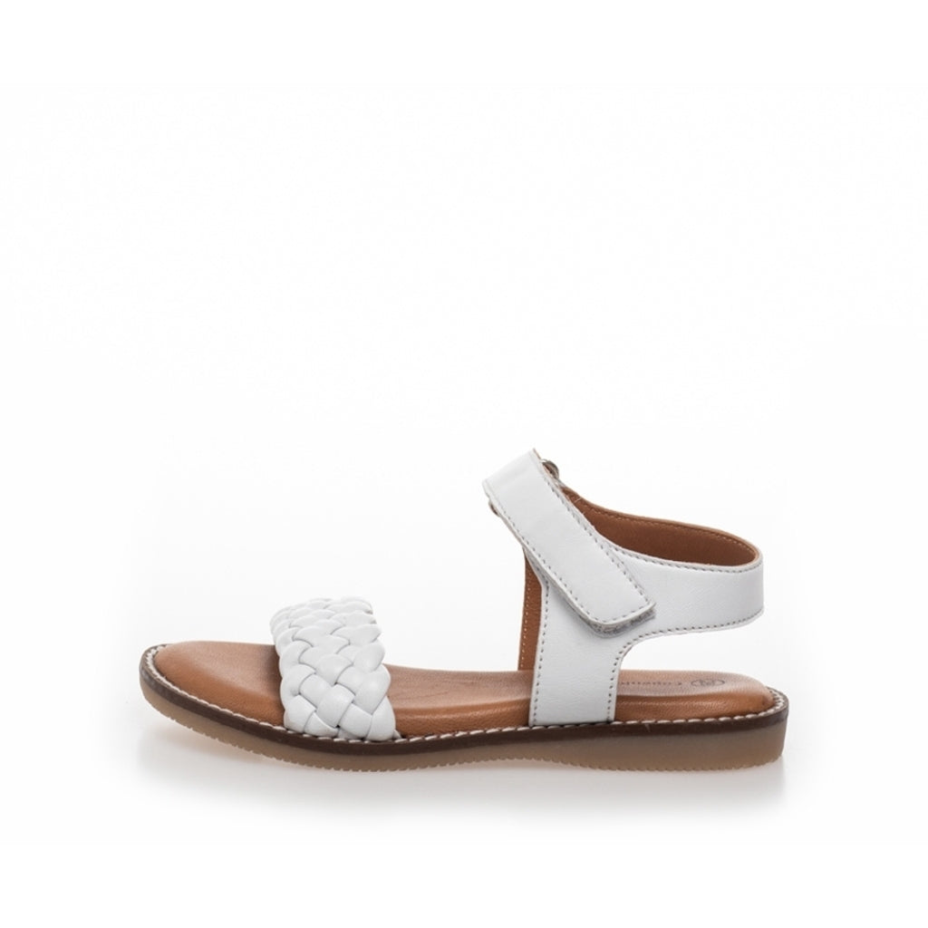 COPENHAGEN KIDS SILVET LEATHER KIDS SS. Sandaler 0061 WHITE