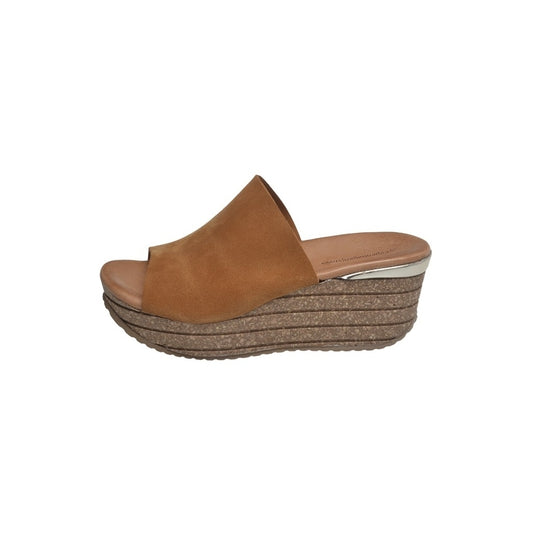 COPENHAGEN SHOES SISSEL Sandaler med kilehæl 112 Cognac