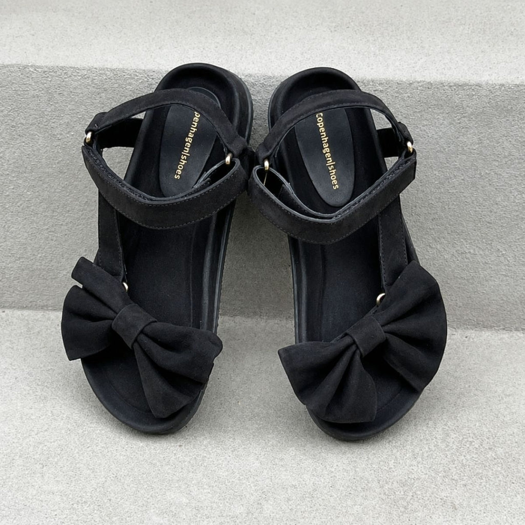 COPENHAGEN SHOES SKY AND DIAMONDS 24 SUEDE Sandaler 0001 BLACK SUEDE