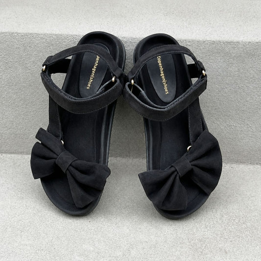 COPENHAGEN SHOES SKY AND DIAMONDS 24 SUEDE Sandaler 0001 BLACK SUEDE