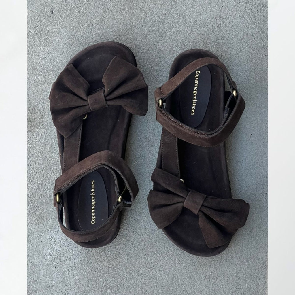 COPENHAGEN SHOES SKY AND DIAMONDS 24 SUEDE Sandaler 004 Dark brown