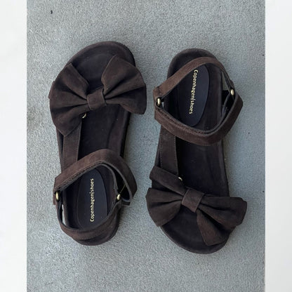 COPENHAGEN SHOES SKY AND DIAMONDS 24 SUEDE Sandaler 004 Dark brown