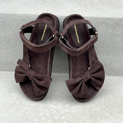 COPENHAGEN SHOES SKY AND DIAMONDS 24 SUEDE Sandaler 004 Dark brown