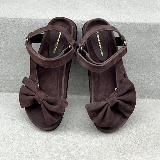 COPENHAGEN SHOES SKY AND DIAMONDS 24 SUEDE Sandaler 004 Dark brown