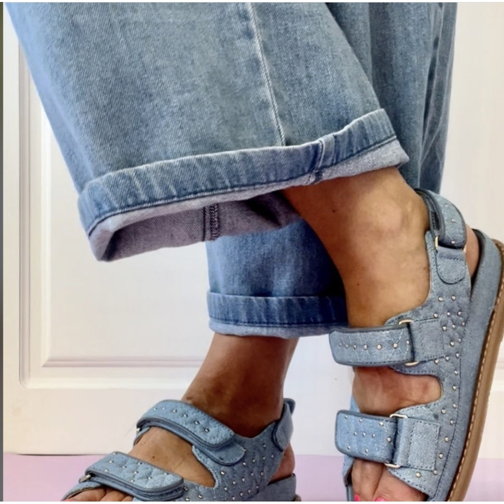 COPENHAGEN SHOES STUDS ON JEANS Sandaler 077 Jeans blue