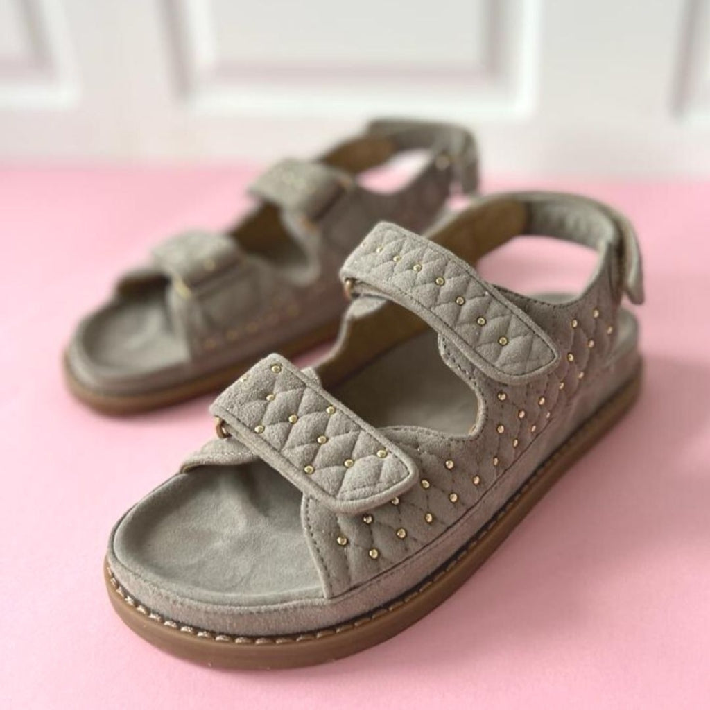 COPENHAGEN SHOES STUDS ON SUEDE Sandaler 0002 BEIGE
