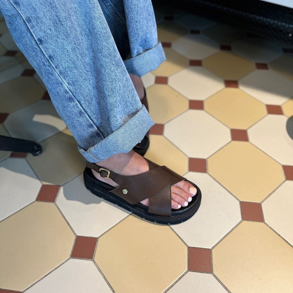 COPENHAGEN SHOES SUMMERTIME Sandaler 0018 DK BROWN