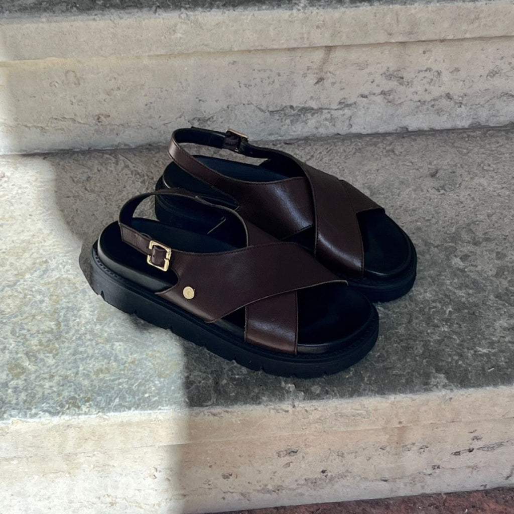 COPENHAGEN SHOES SUMMERTIME Sandaler 0018 DK BROWN