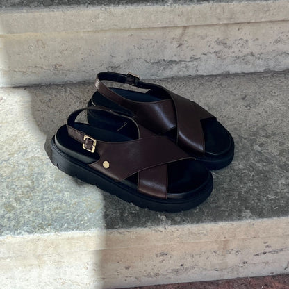 COPENHAGEN SHOES SUMMERTIME Sandaler 0018 DK BROWN