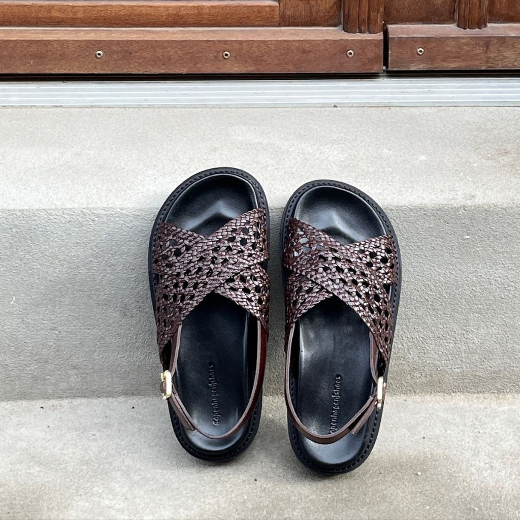 COPENHAGEN SHOES SUMMERTIME F. Sandaler 0018 DK BROWN