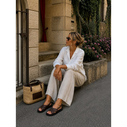 COPENHAGEN SHOES SUMMERTIME F. Sandaler 0018 DK BROWN