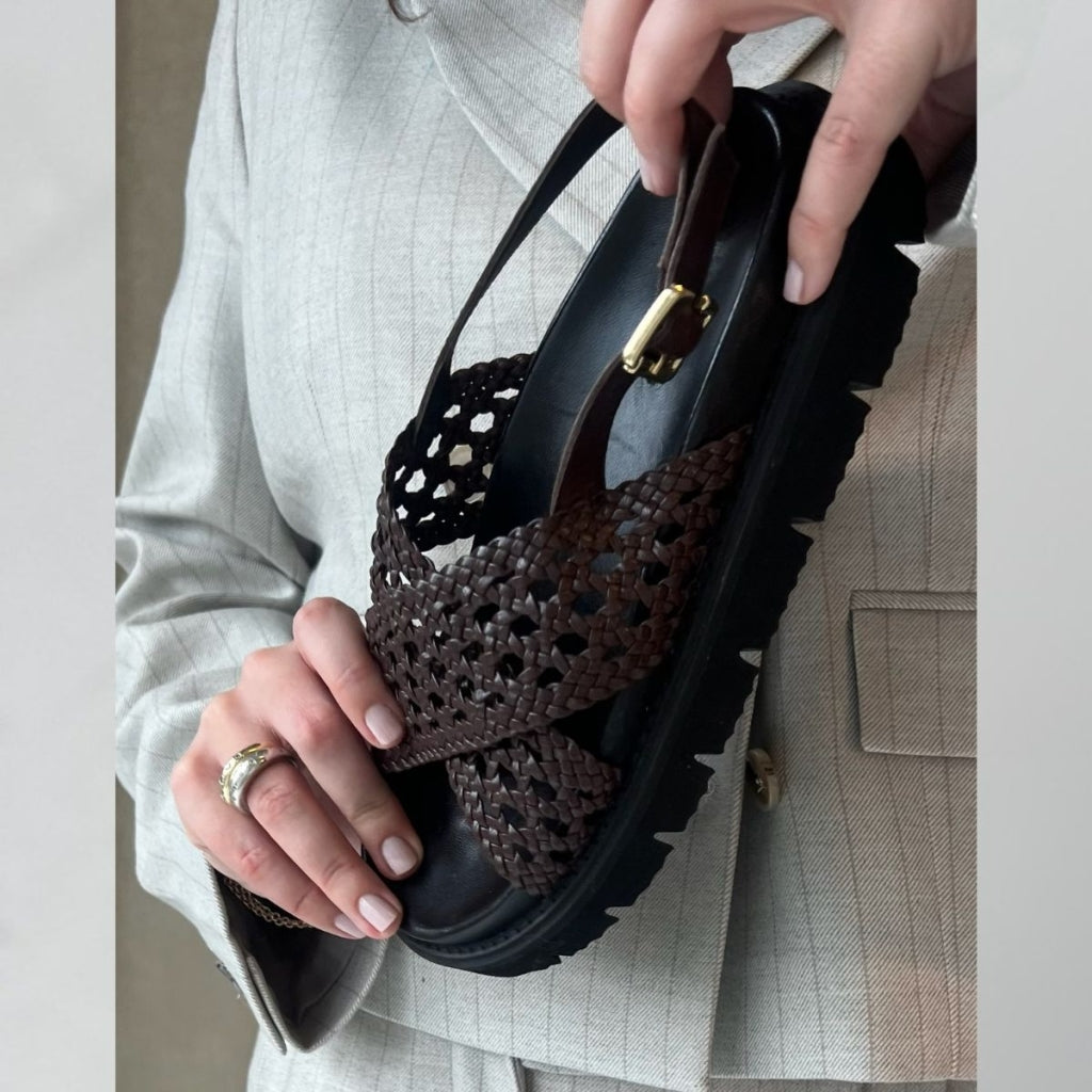 COPENHAGEN SHOES SUMMERTIME F. Sandaler 0018 DK BROWN