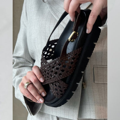 COPENHAGEN SHOES SUMMERTIME F. Sandaler 0018 DK BROWN