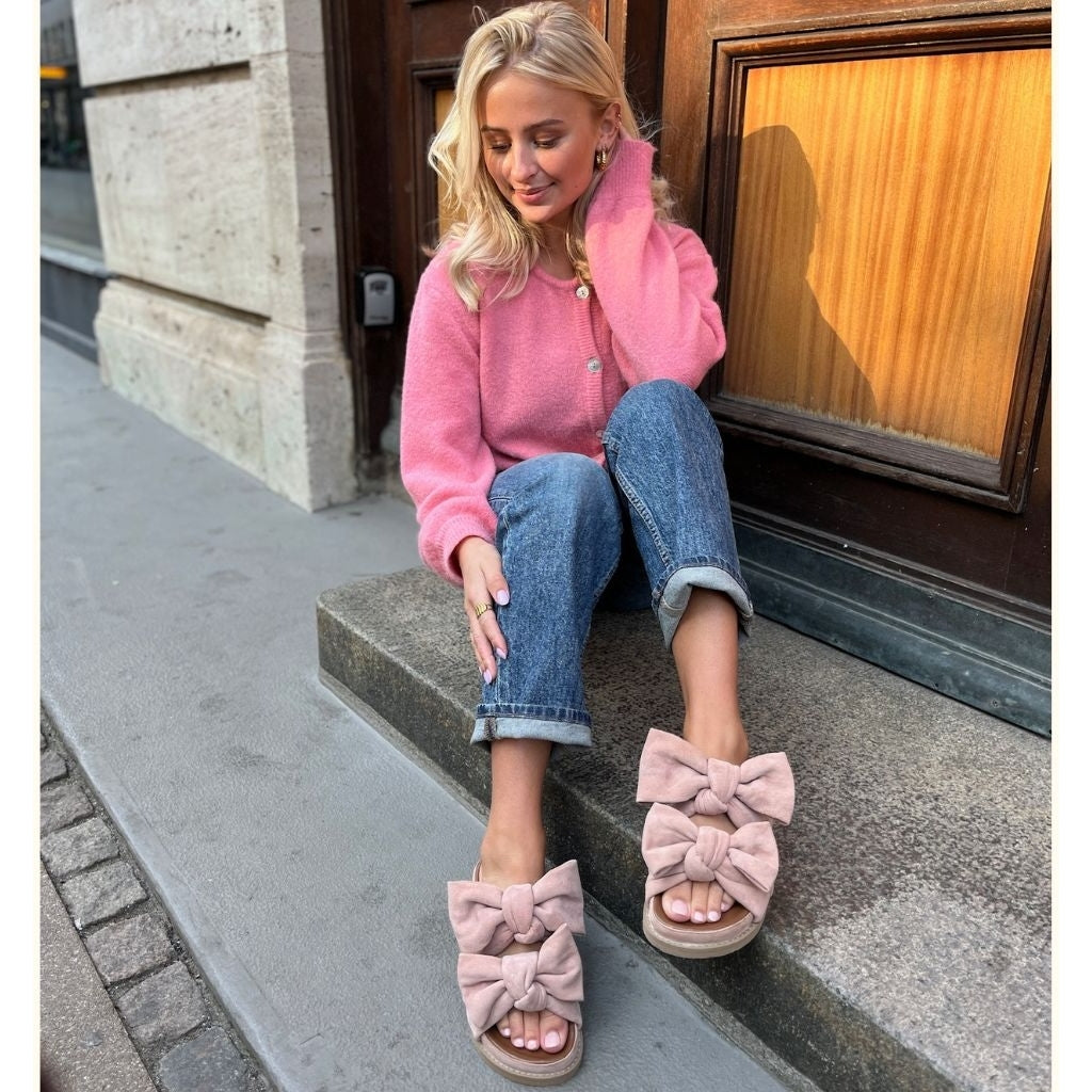 COPENHAGEN SHOES SUMMER DREAM SUEDE Slippers 0300 PAPAYA