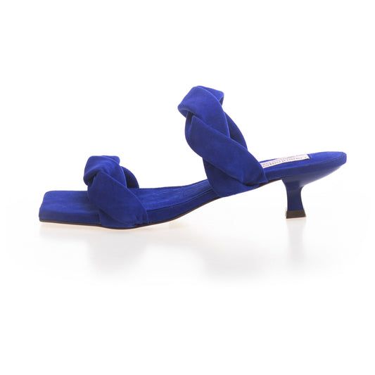 Copenhagen Shoes by Josefine Valentin SUNSHINE Sandaler 2823-1 ROYAL BLUE SUEDE