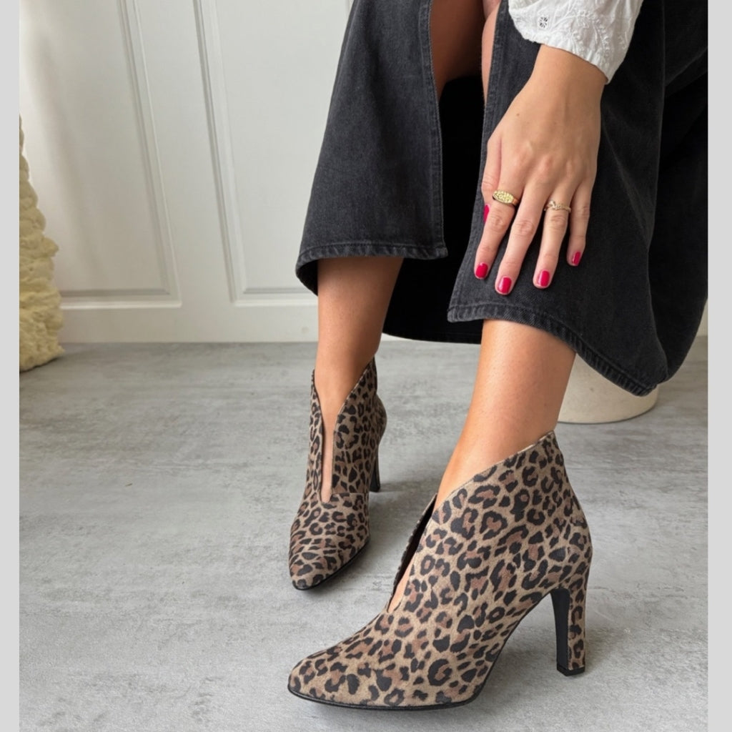 COPENHAGEN SHOES SUS 21 LEP. Stiletter 020 Brown leopard