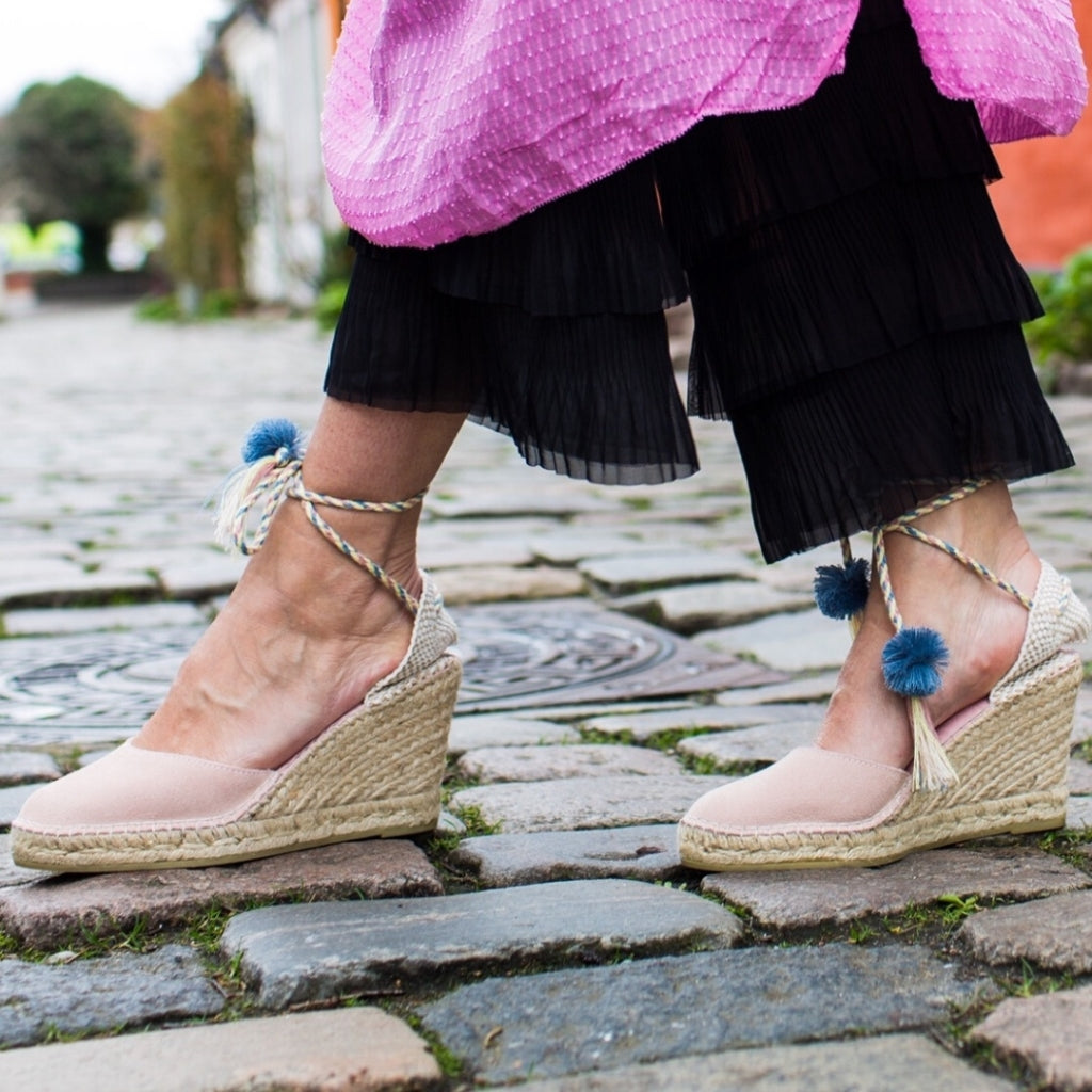 COPENHAGEN SHOES Sienna Copenhagenshoes by Josefine Valentin Sandaler med kilehæl 147 Rosa 