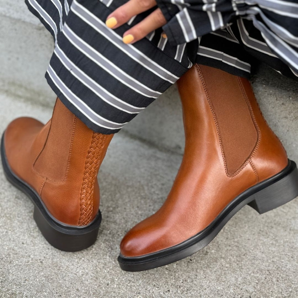 COPENHAGEN SHOES THE CITY LIFE Støvler 0241 COGNAC