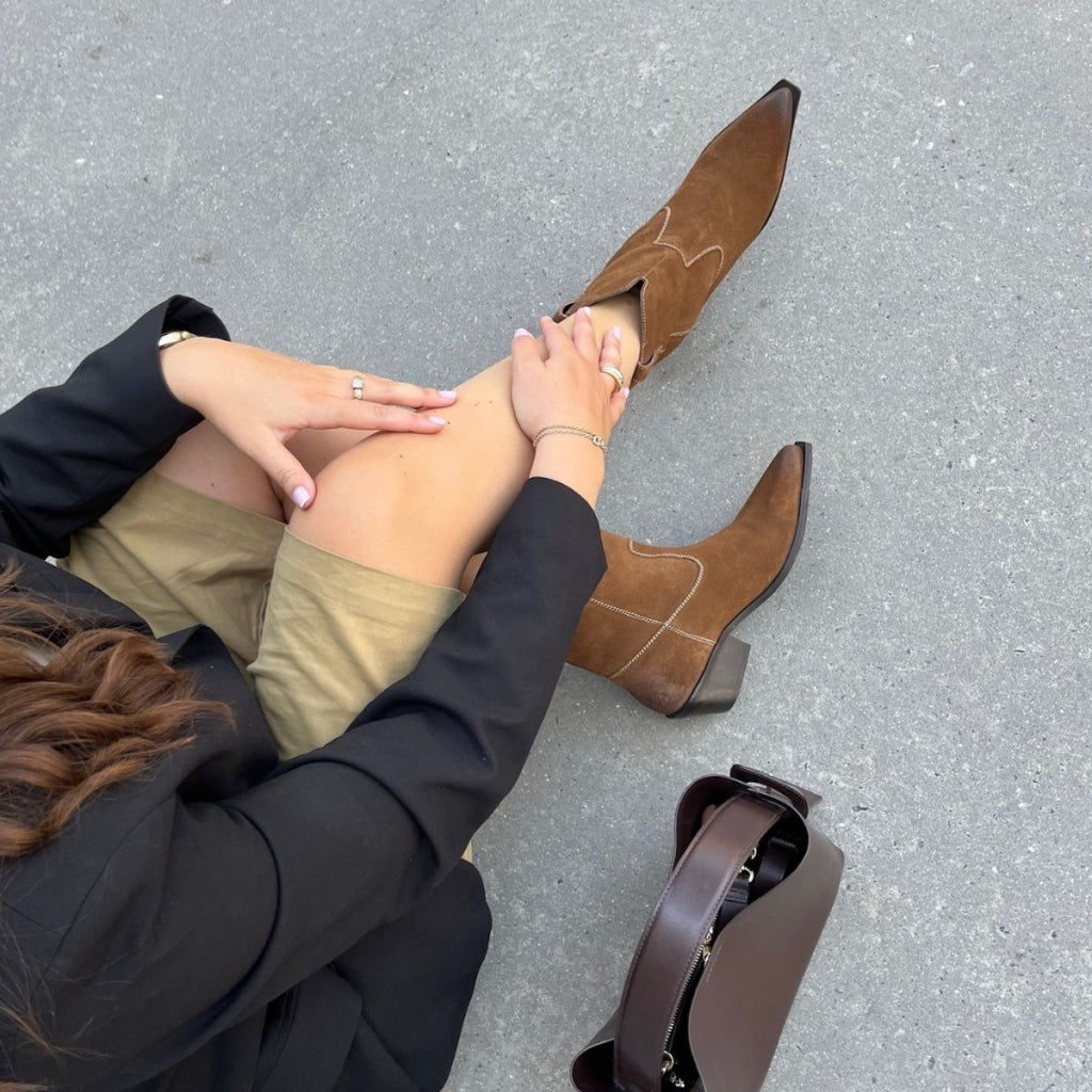 COPENHAGEN SHOES THE COUTURE WALK S. Støvler 0134 TOBACCO