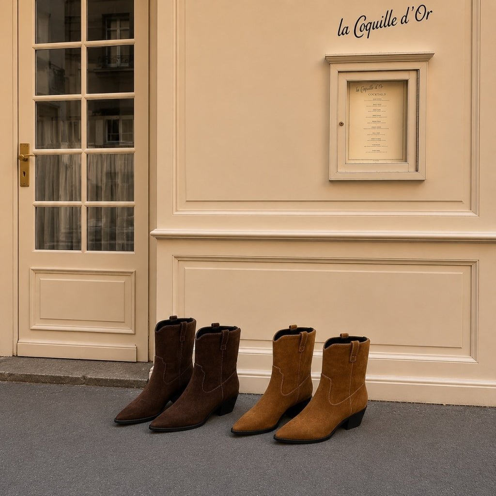 COPENHAGEN SHOES THE COUTURE WALK S. Støvler 0134 TOBACCO