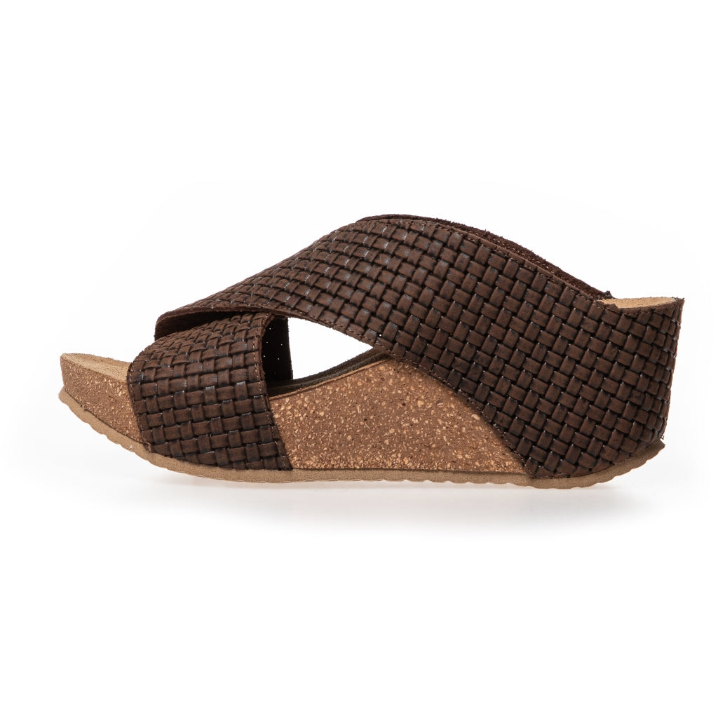 COPENHAGEN SHOES THE DANCE Sandaler med kilehæl 004 Dark brown