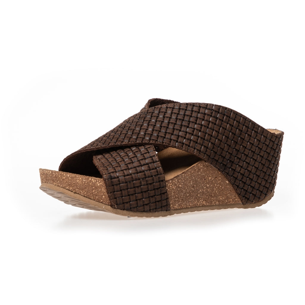 COPENHAGEN SHOES THE DANCE Sandaler med kilehæl 004 Dark brown