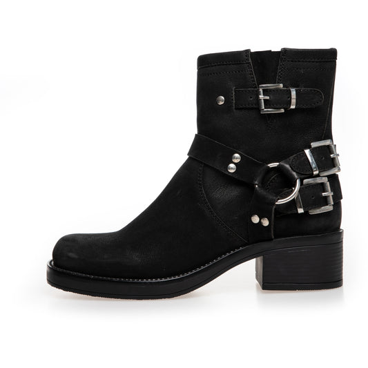 COPENHAGEN SHOES THE MAGIC MOVE NUBUCK Støvler 110 Black nubuch