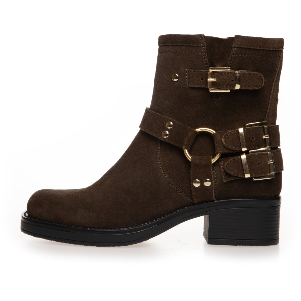 COPENHAGEN SHOES THE MAGIC MOVE SUEDE Støvler 100 ARMY GREEN