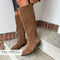 COPENHAGEN SHOES THE NOTE BOOT Long boot 0241 COGNAC