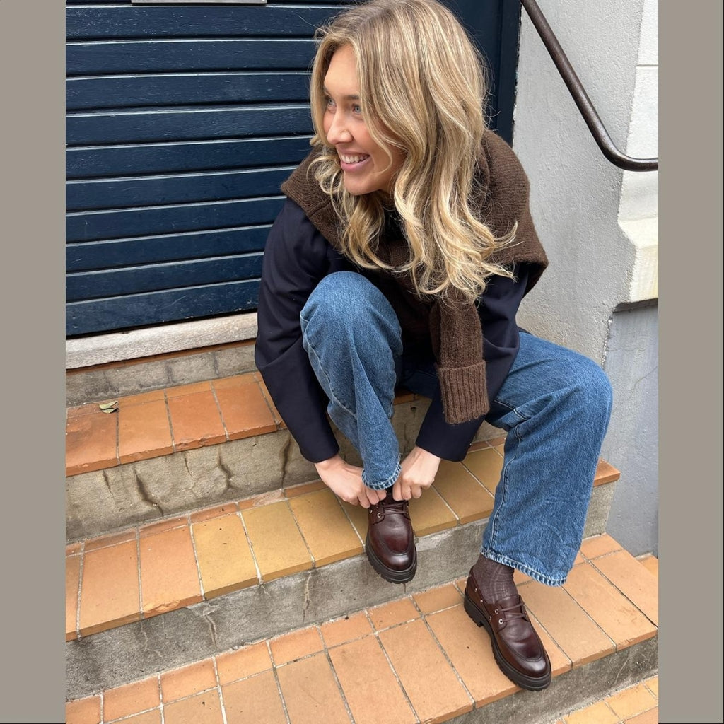 COPENHAGEN SHOES THE PASSION SHOE Boat Shoe 0012 BROWN