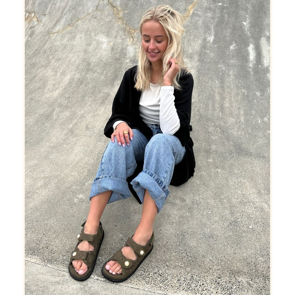 COPENHAGEN SHOES THE PEARL SANDAL Sandaler 100 ARMY GREEN