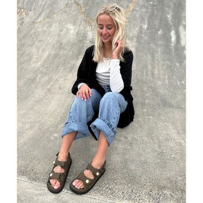 COPENHAGEN SHOES THE PEARL SANDAL Sandaler 100 ARMY GREEN