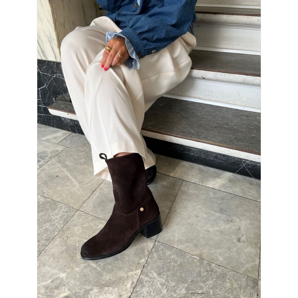 COPENHAGEN SHOES THE REAL WALKING SUEDE Støvler 0012 BROWN