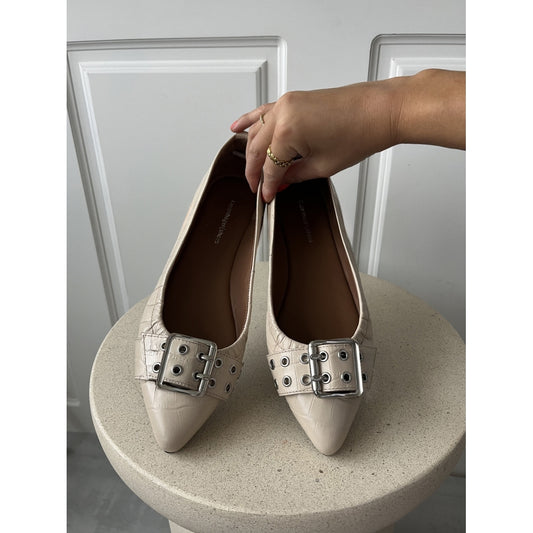 COPENHAGEN SHOES THE REASON WHY-CREAME CRC. Ballerina 2061 CREAME CRC.