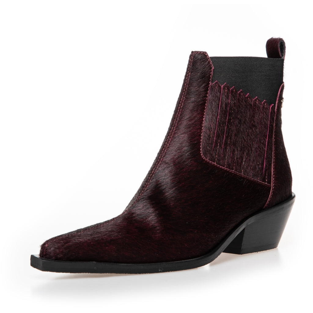 COPENHAGEN SHOES THE WALKING BOOT - HAIR Støvler 2222 BORDEAUX