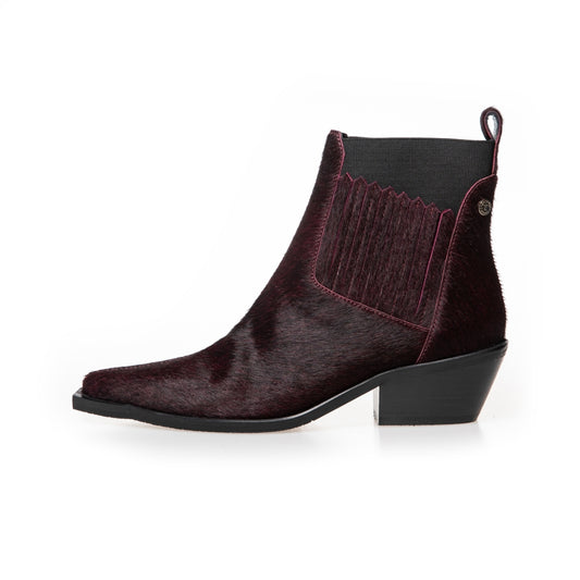 COPENHAGEN SHOES THE WALKING BOOT - HAIR Støvler 2222 BORDEAUX
