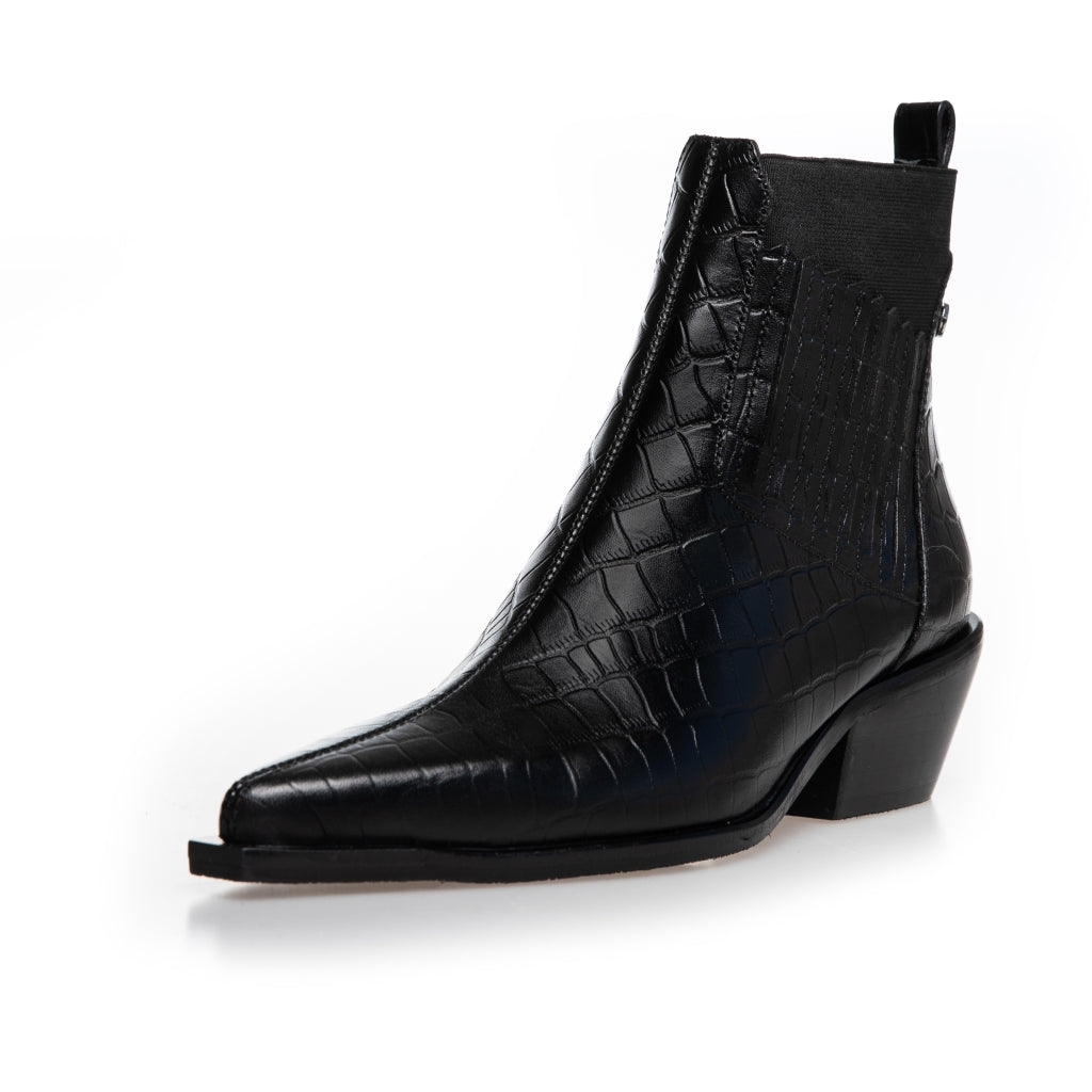 COPENHAGEN SHOES THE WALKING BOOT - LEATHER Støvler 0001 BLACK