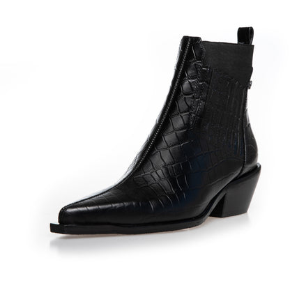 COPENHAGEN SHOES THE WALKING BOOT - LEATHER Støvler 0001 BLACK
