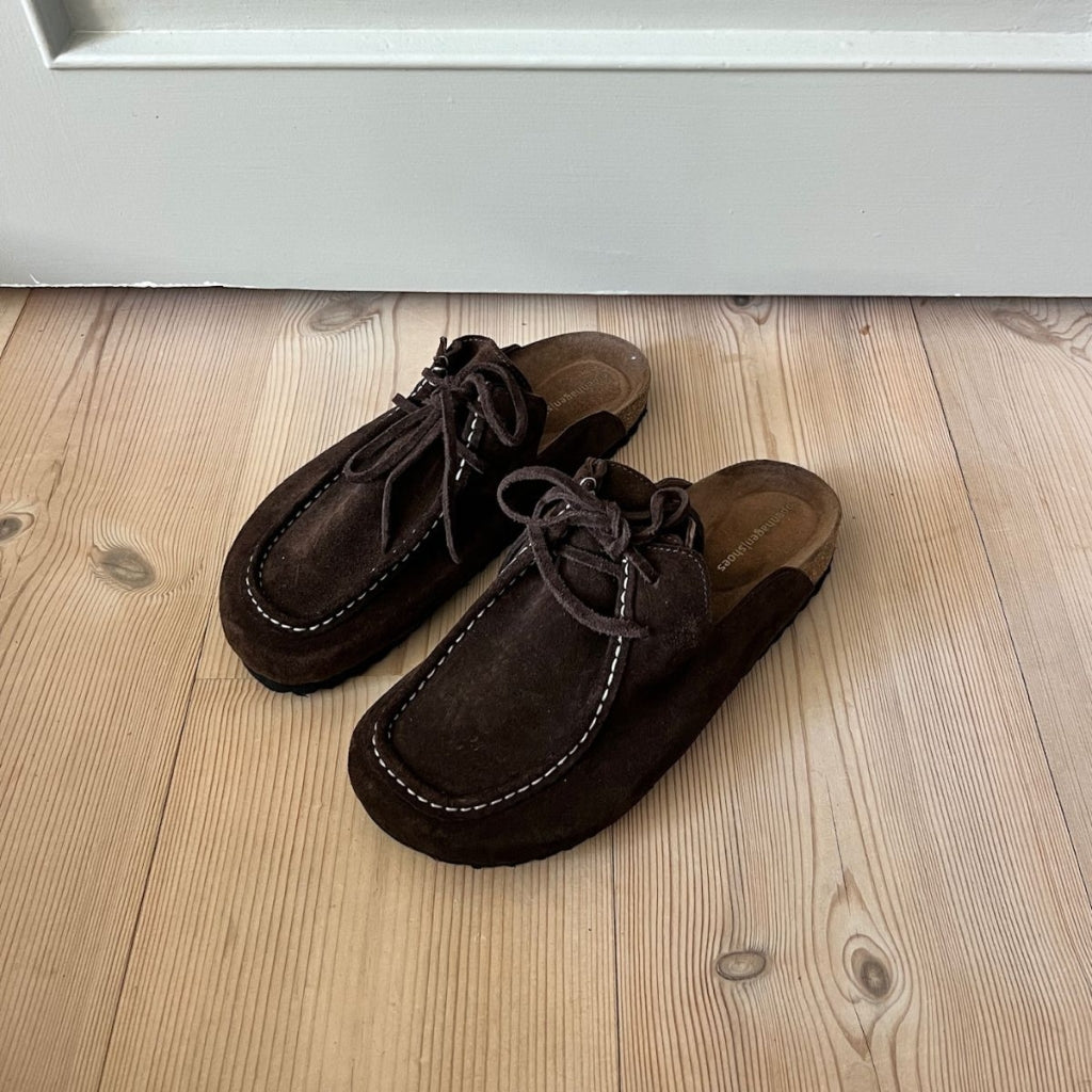 COPENHAGEN SHOES UNIQUE Mules 0018 DK BROWN