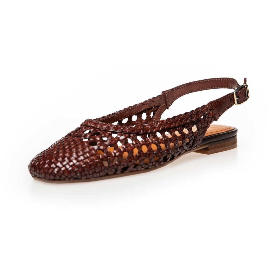 COPENHAGEN SHOES VALERIE Ballerina 0018 DK BROWN