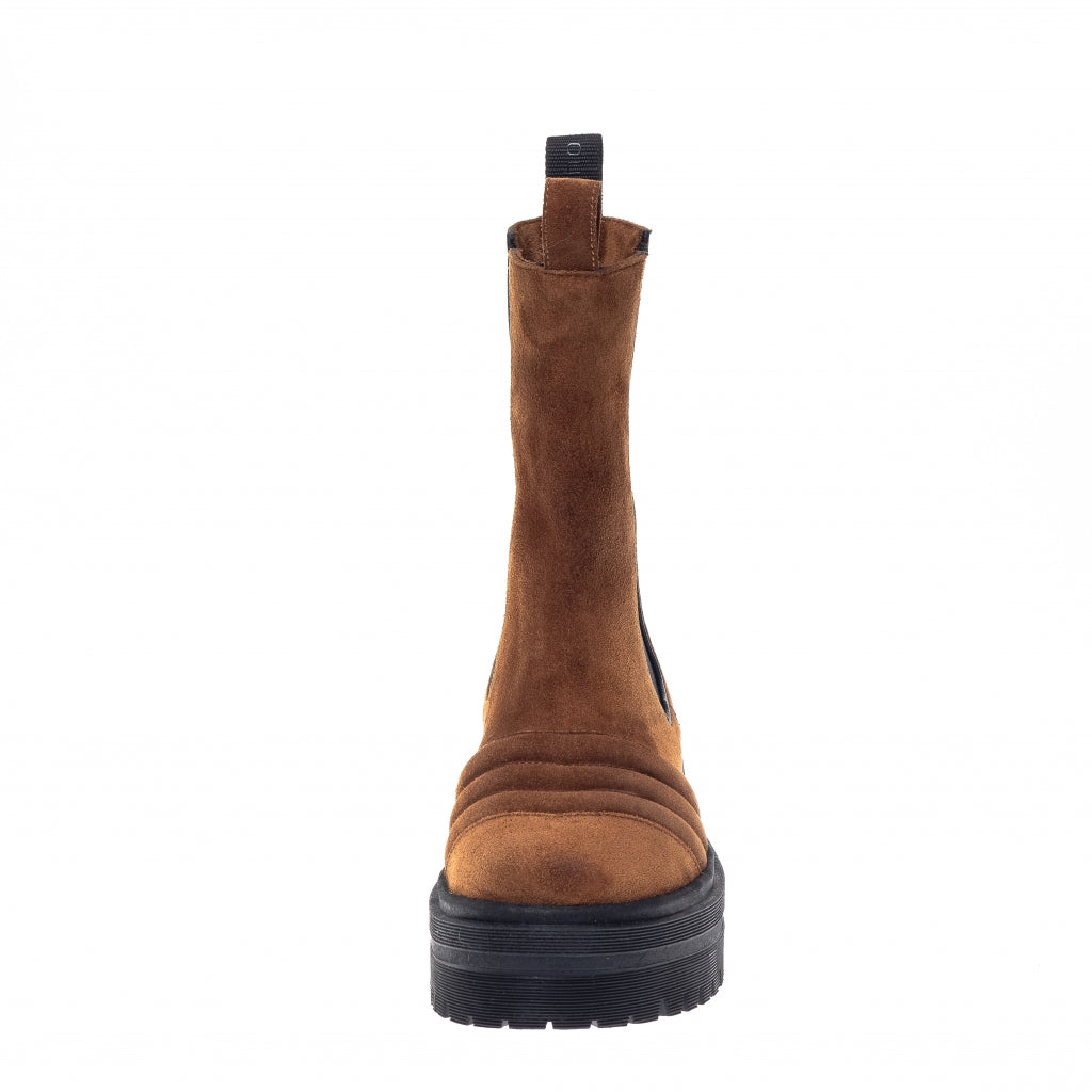 COPENHAGEN SHOES WATCH ME (SUEDE) Støvler 148 Cognac suede