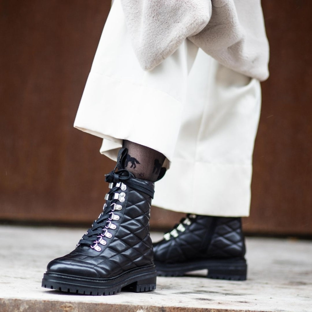 COPENHAGEN SHOES WATCH QUILTED Støvler 001 Black